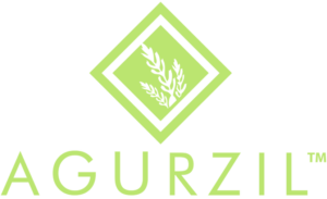 Green logo with plant and "AGURZIL" text.