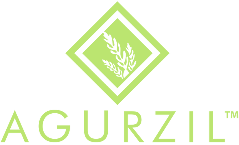 Green logo with plant and "AGURZIL" text.